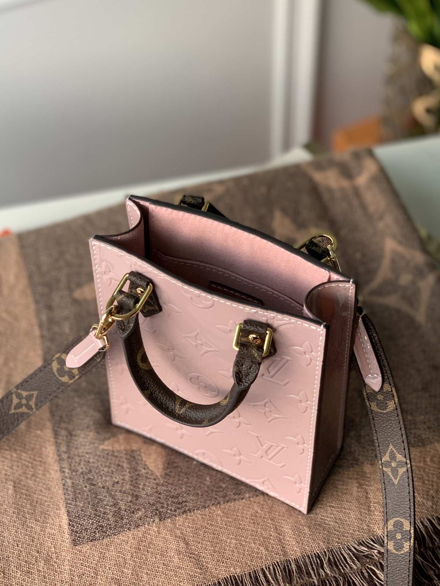 Louis Vuitton Petie Sac Plat Tote-17*14*5.5CM