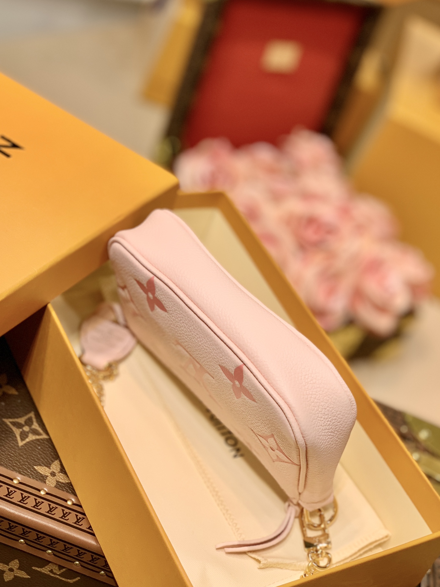 Louis Vuitton Mini Pochette Accessoires-15*9.5*3CM