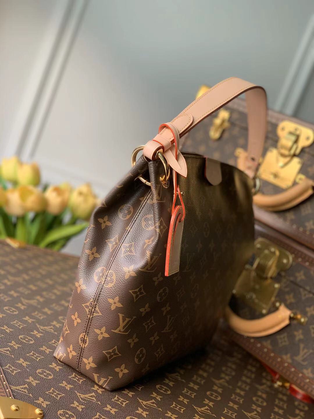 Louis Vuitton Graceful Handbags-35*30*11CM Louis Vuitton Graceful Handbags-35*30*11CM