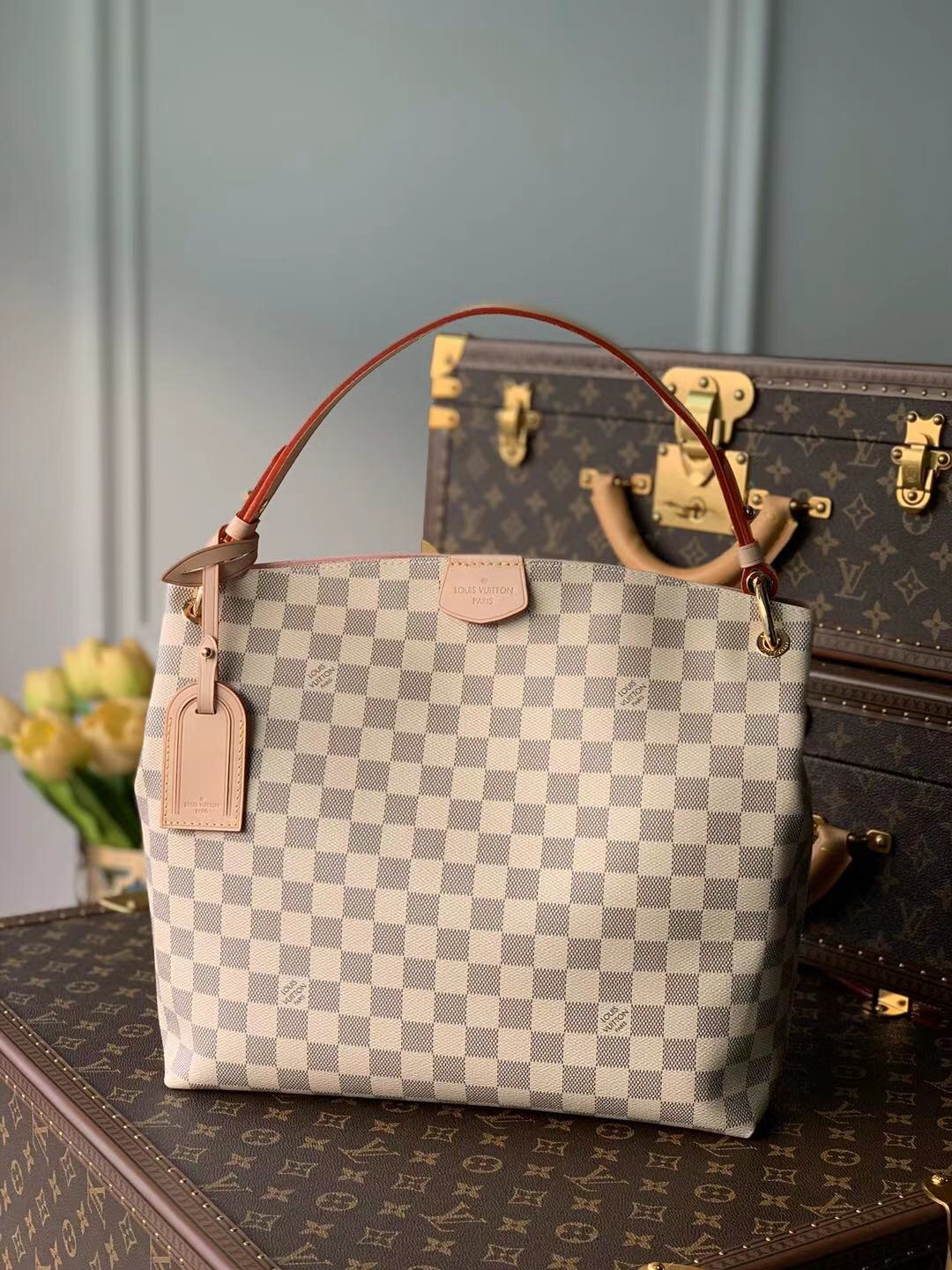 Louis Vuitton Graceful Handbags-35*30*11CM