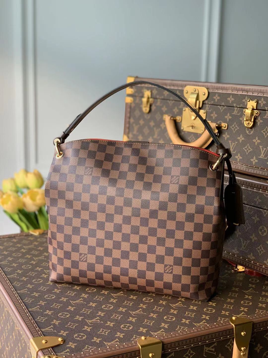 Louis Vuitton Graceful Handbags-35*30*11CM Louis Vuitton Graceful Handbags-35*30*11CM