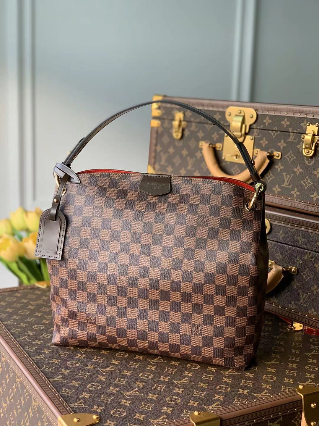 Louis Vuitton Graceful Handbags-35*30*11CM