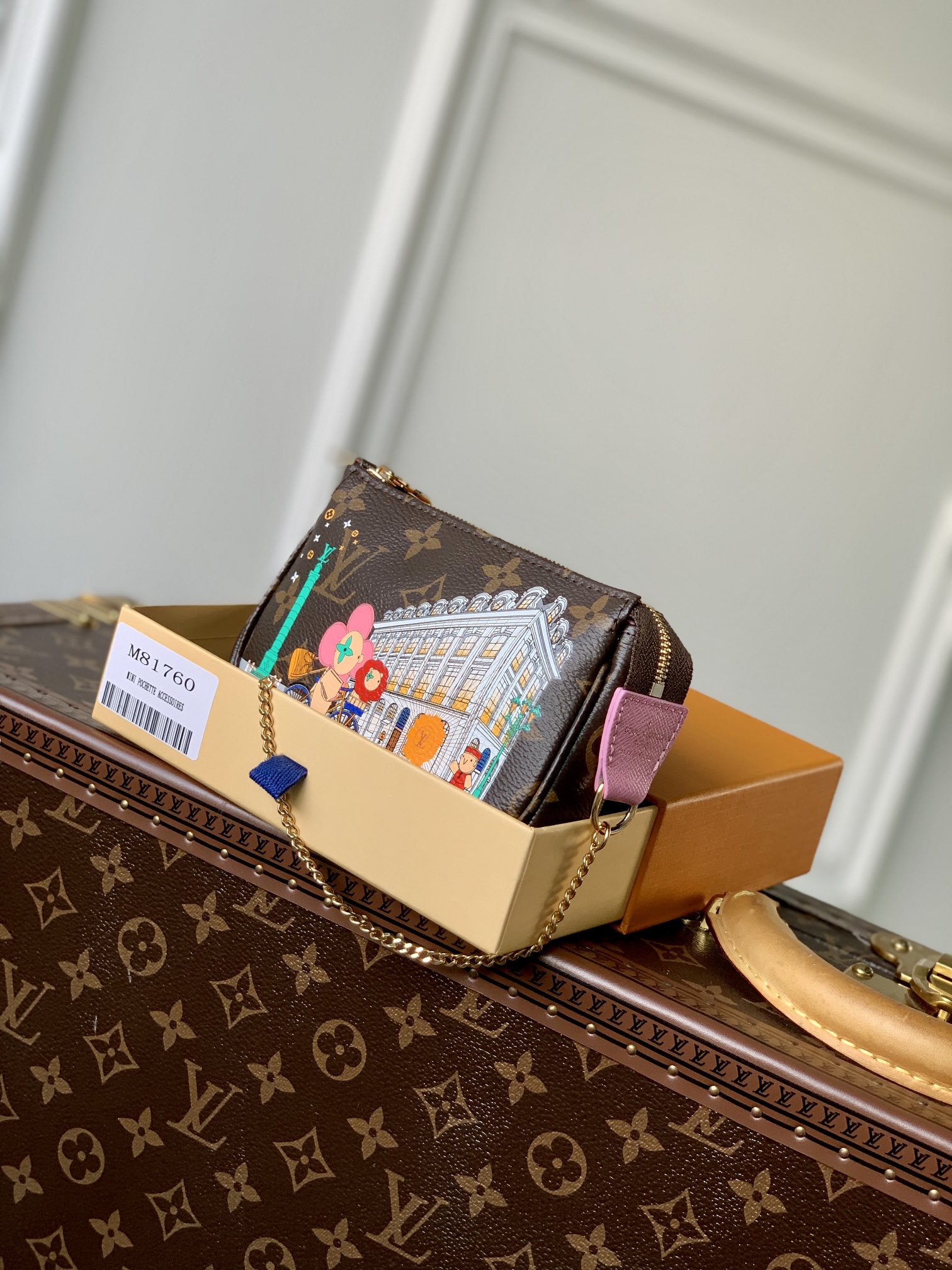 Louis Vuitton Mini Pochette Accessoires-15*9.5*3CM