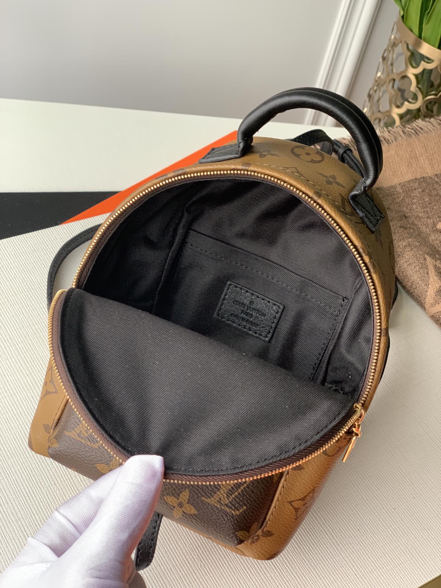 Louis Vuitton Palm Springs Mini My LV World Tour-22/15/9CM