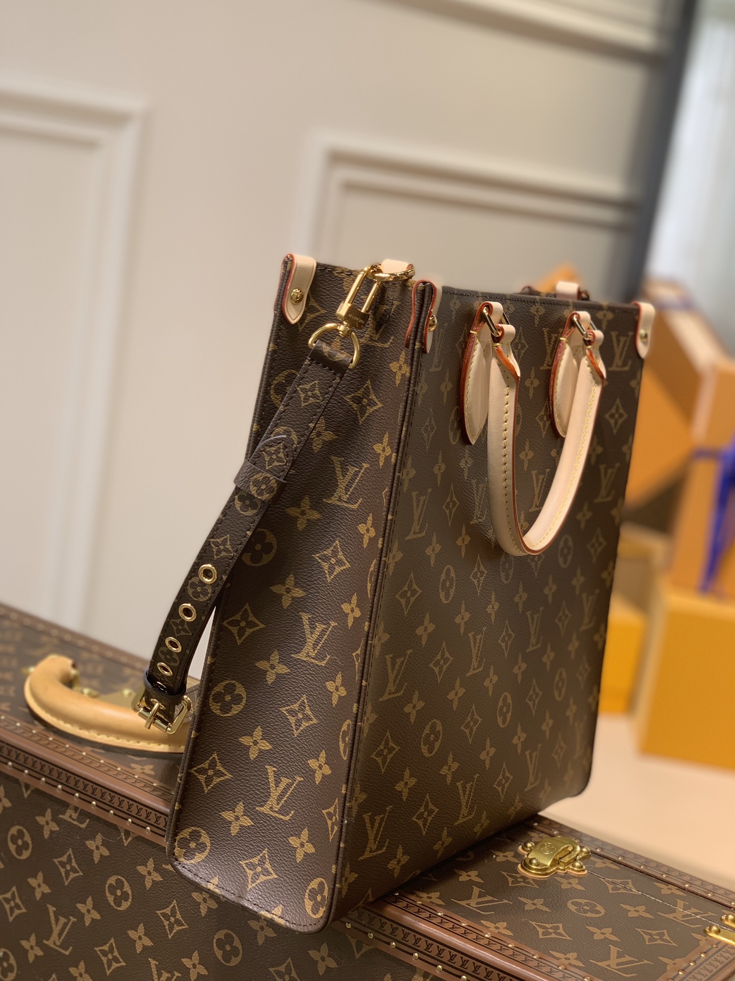 Louis Vuitton Sac Plat Tote-30*10*31CM Louis Vuitton Sac Plat Tote-30*10*31CM