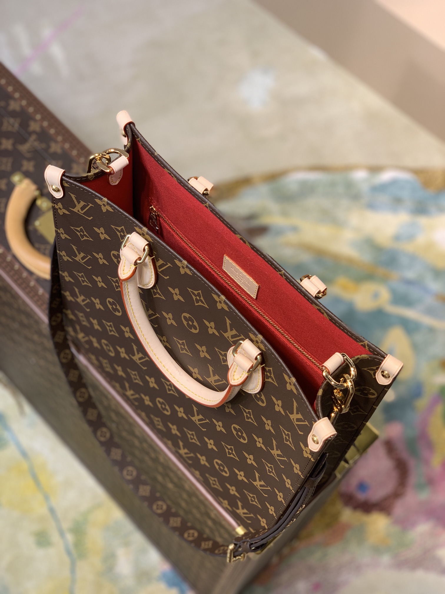 Louis Vuitton Sac Plat Tote-30*10*31CM