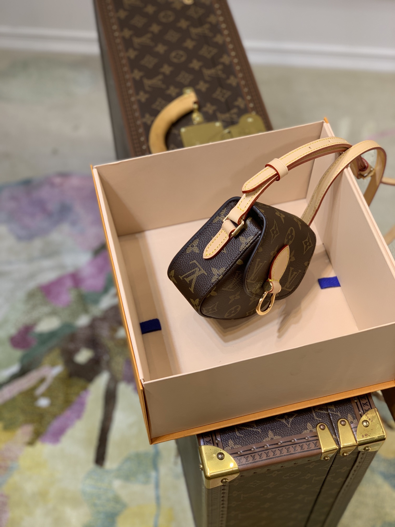 Louis Vuitton Vintage Saint Cloud Handbags -M51245-13*6*11CM