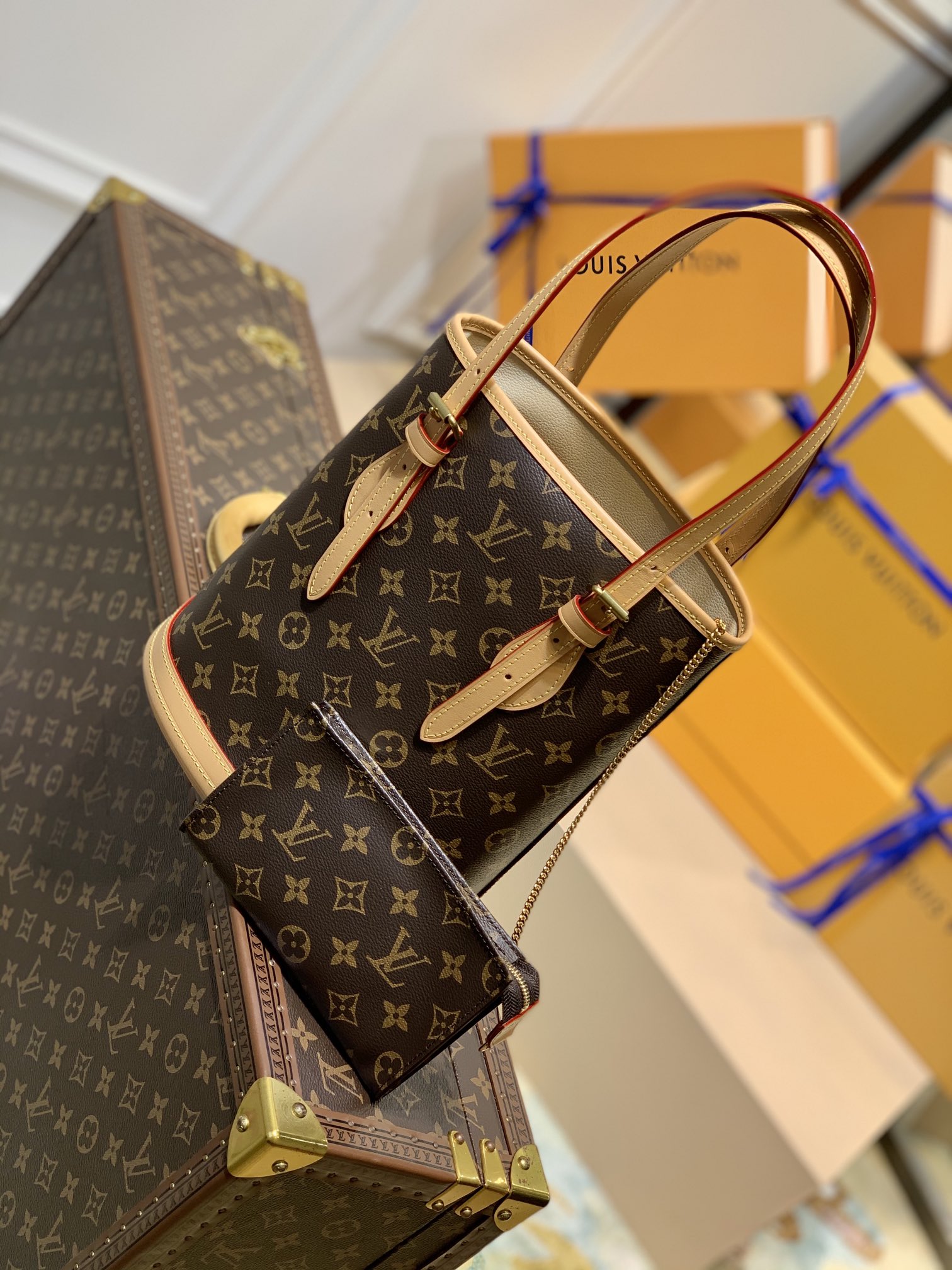 Louis Vuitton Vintage Handbags -M41994 -23*26*16.5CM