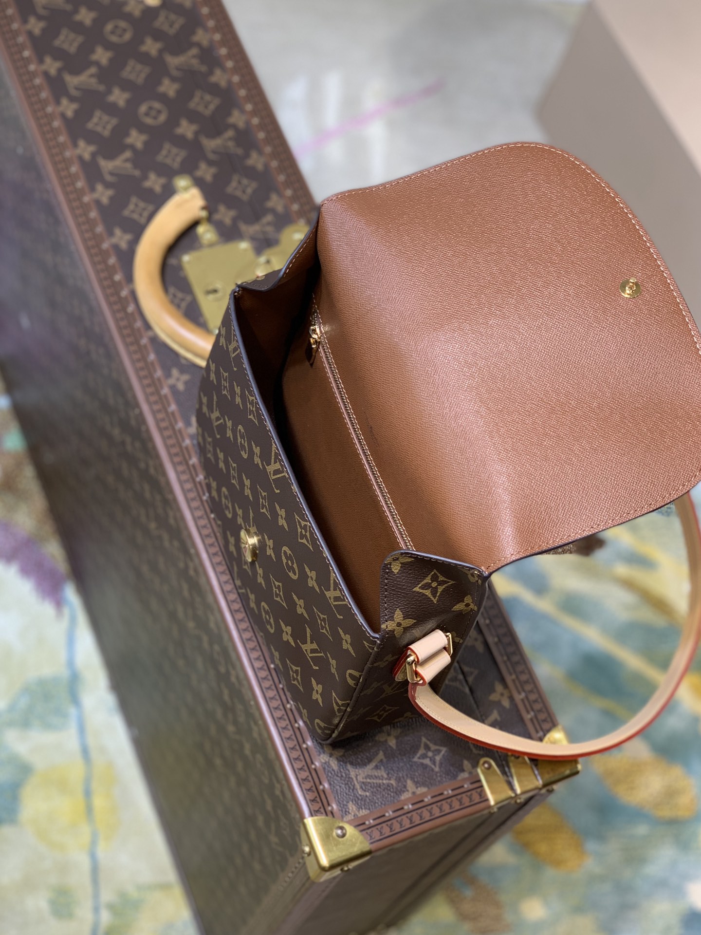 Louis Vuitton Vintage Saint Cloud Handbags -M51245-26*7*21CM