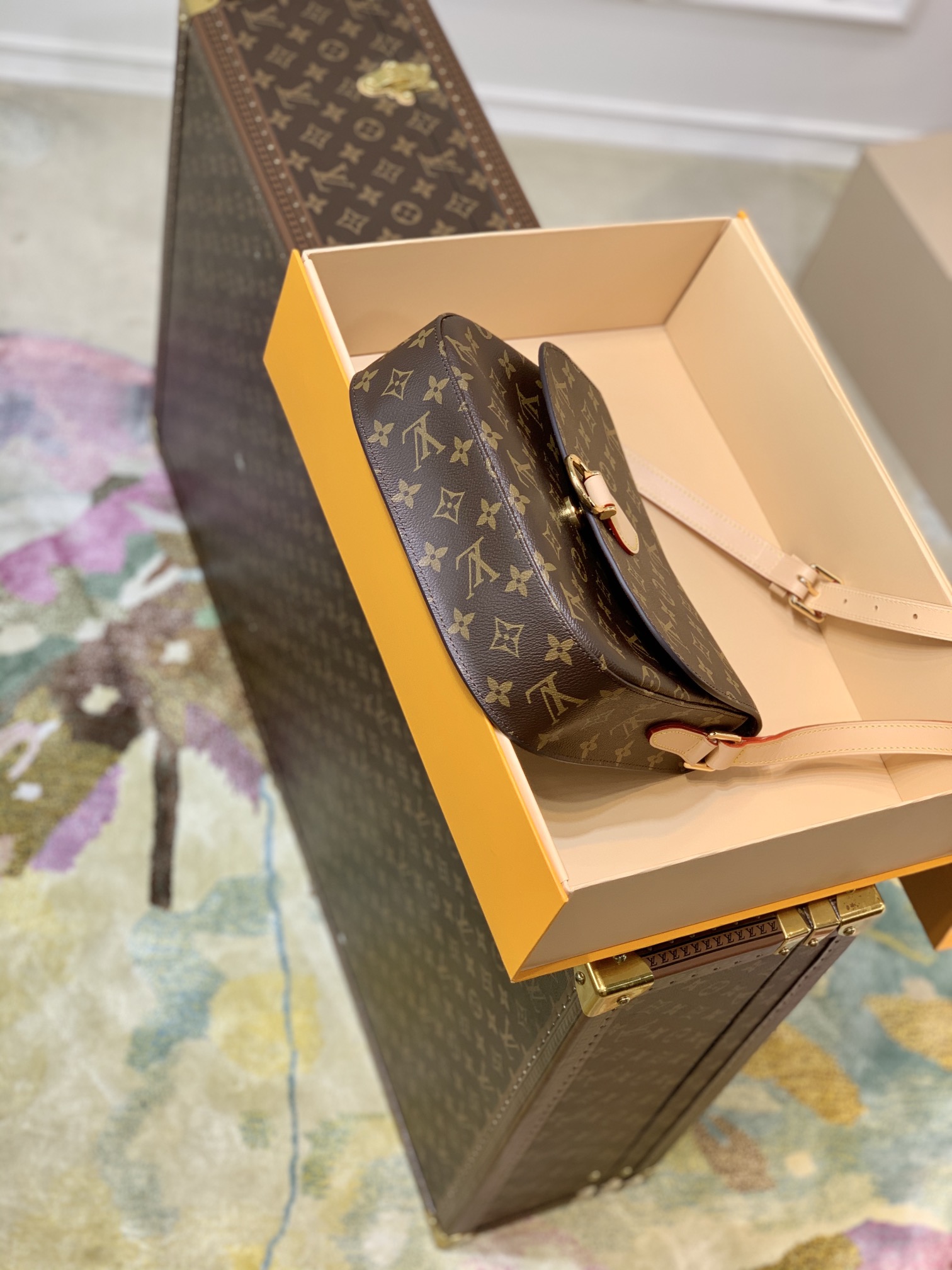 Louis Vuitton Vintage Saint Cloud Handbags -M51245-26*7*21CM