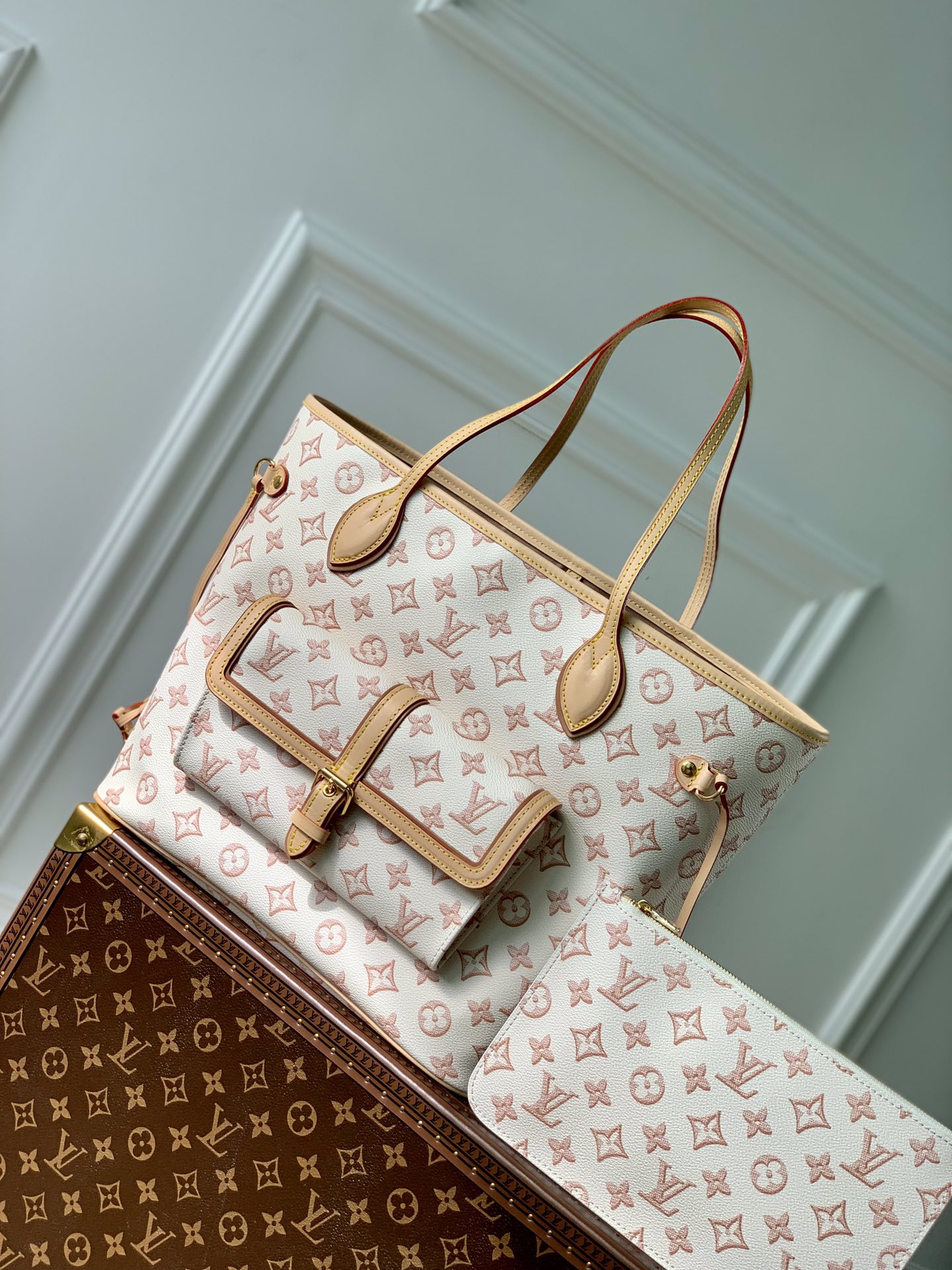 Louis Vuitton Neverfull M46102-32*29*17CM