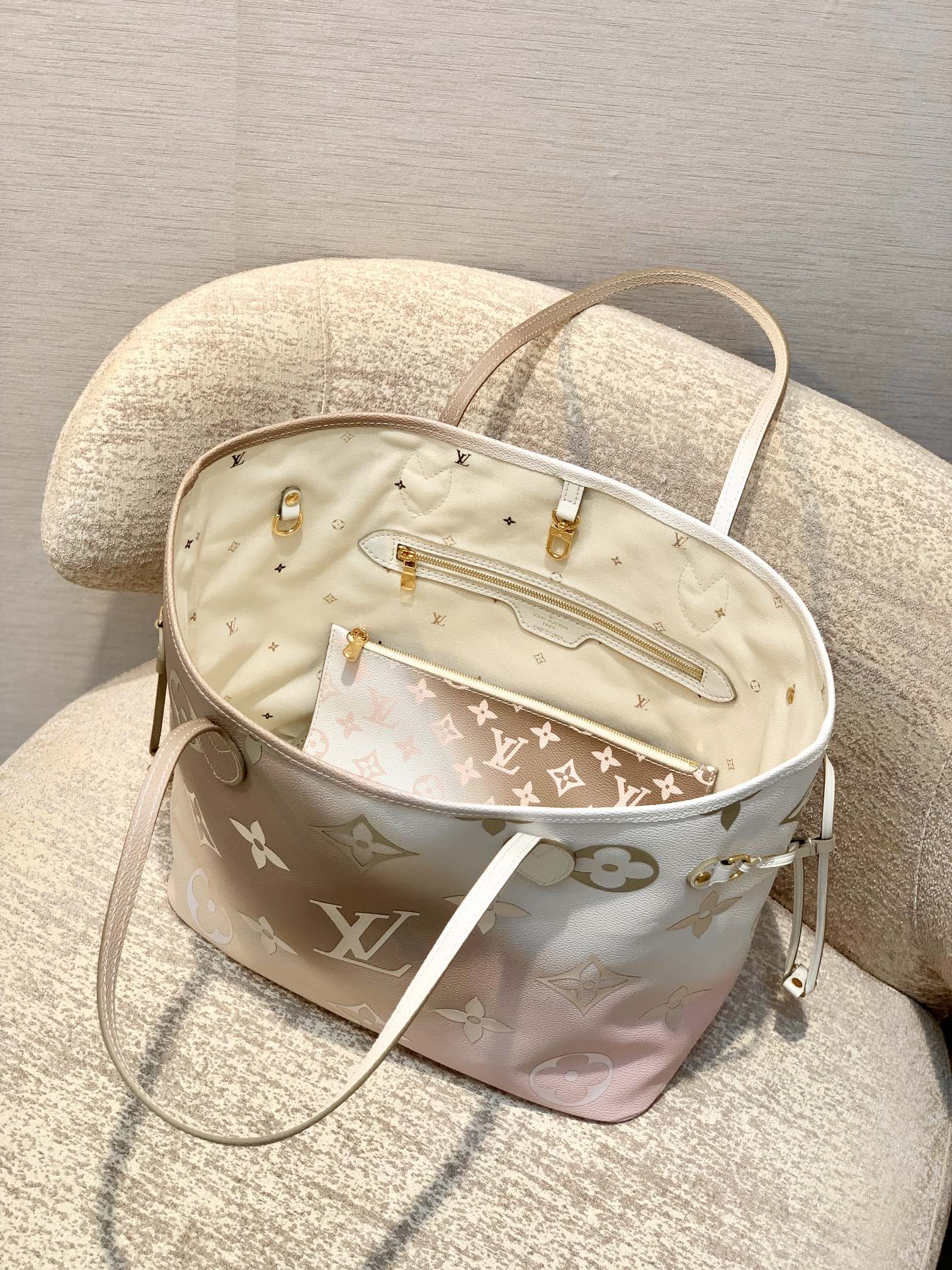 Louis Vuitton Neverfull M46102-32*29*17CM