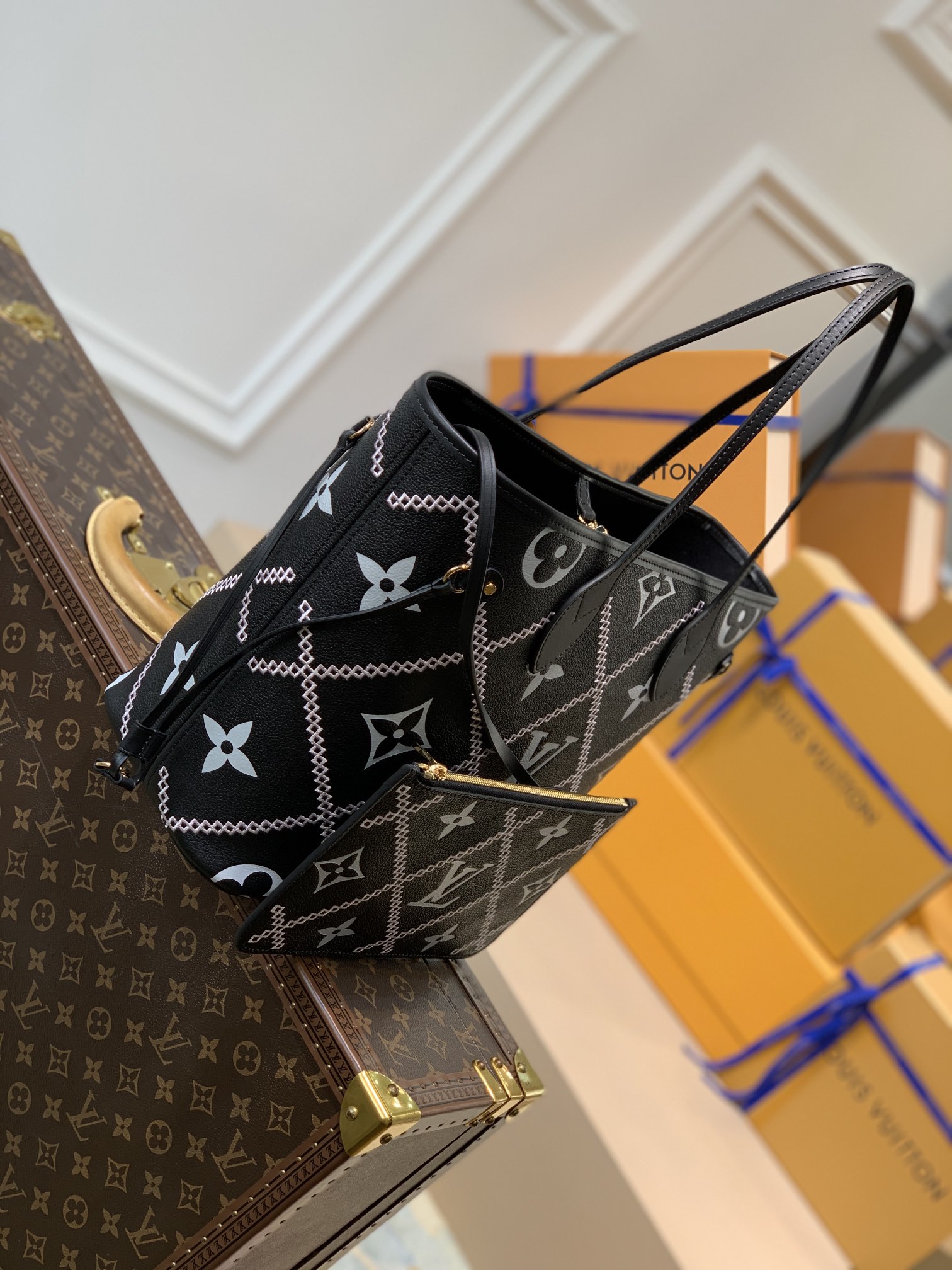 Louis Vuitton Neverfull Wild At Heart-32*29*17CM