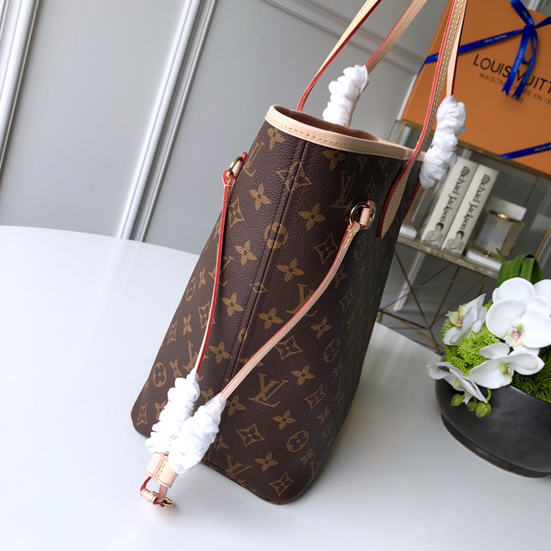 Louis Vuitton Neverfull MM (Pink Inside) -32*29*17CM