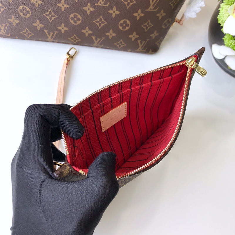 Louis Vuitton Neverfull MM (Red Inside) -32*29*17CM