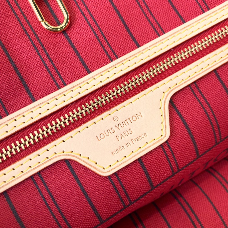 Louis Vuitton Neverfull MM (Red Inside) -32*29*17CM