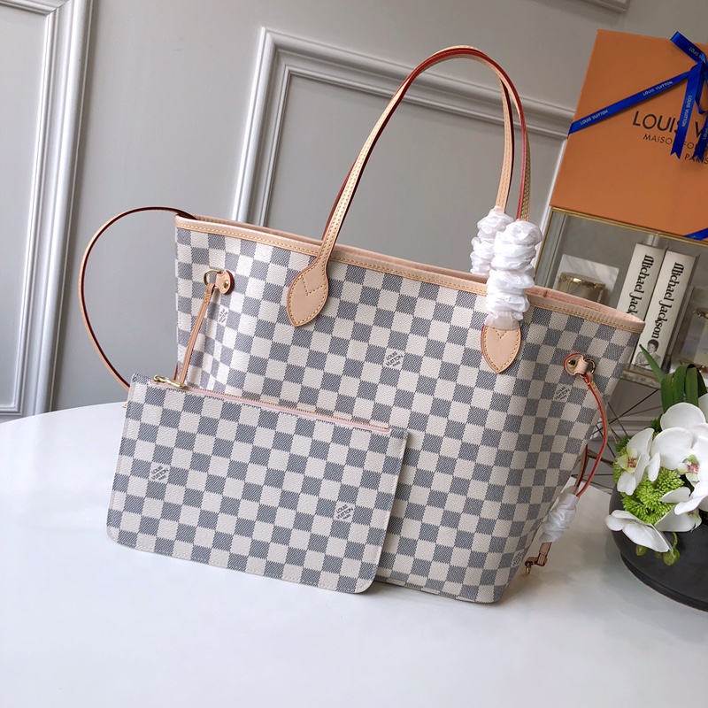 Louis Vuitton Neverfull MM (Pink Inside) -32*29*17CM