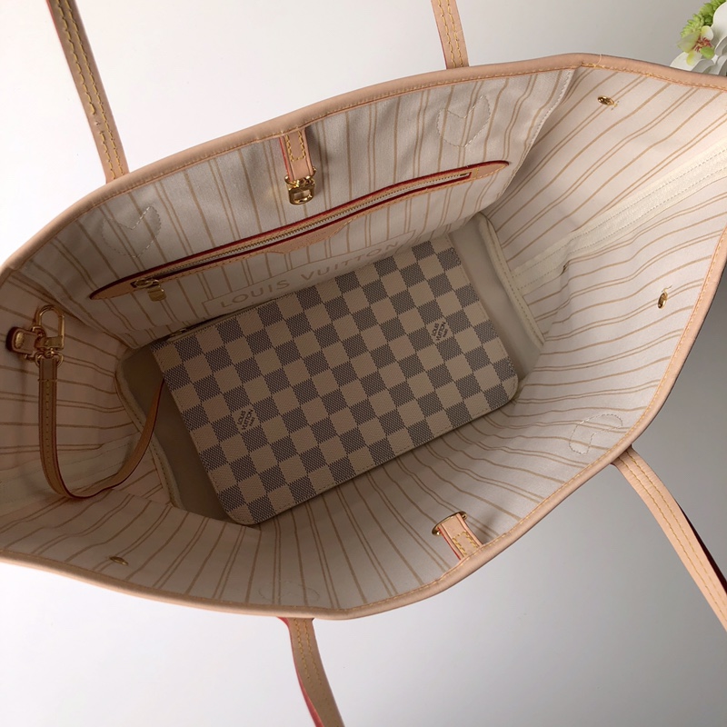 Louis Vuitton Neverfull MM (Beige Inside) -32*29*17CM