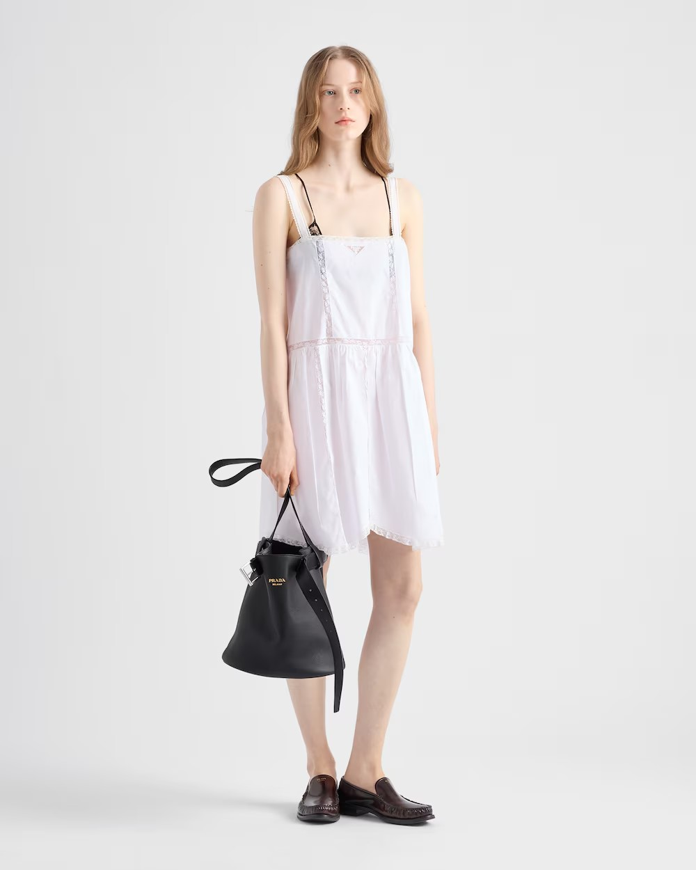 PRADA Calfskin Bucket Bag