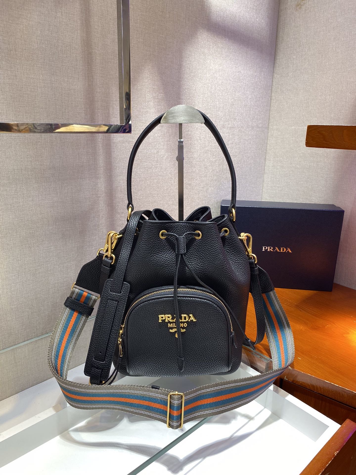 Prada Bucket 1BE030-25*26.5*14CM Prada Bucket 1BE030-25*26.5*14CM