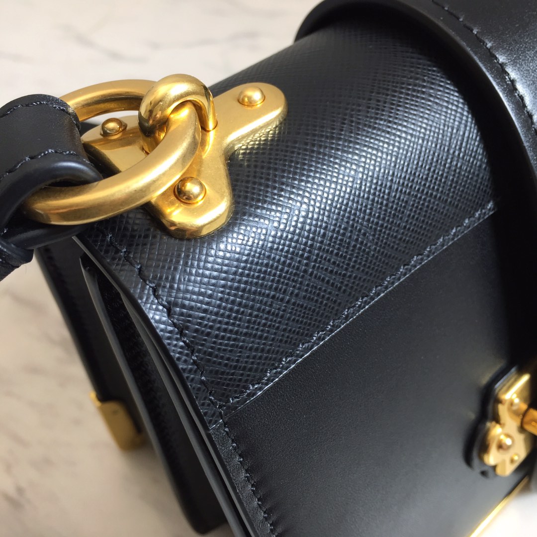 Prada 1BD045 Leather Cahier Bag-1BH082-20x14x8.5CM