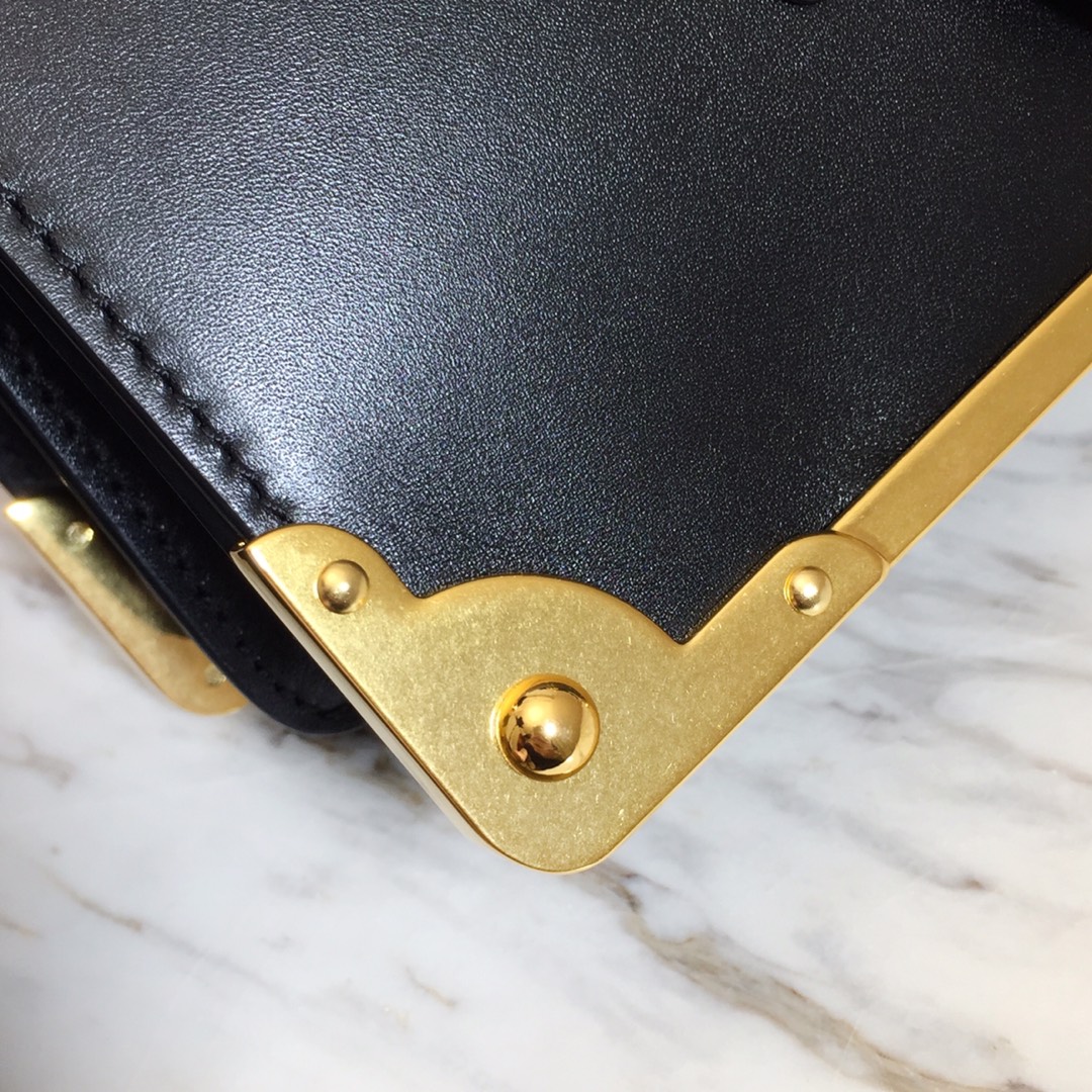 Prada 1BD045 Leather Cahier Bag-1BH082-20x14x8.5CM
