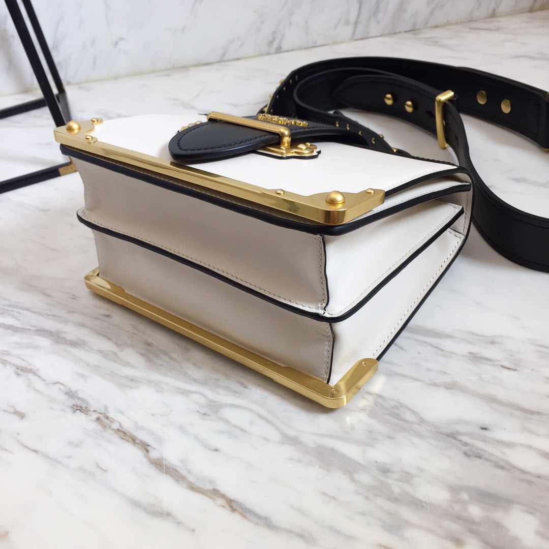 Prada 1BD045 Leather Cahier Bag-1BH082-20x14x8.5CM
