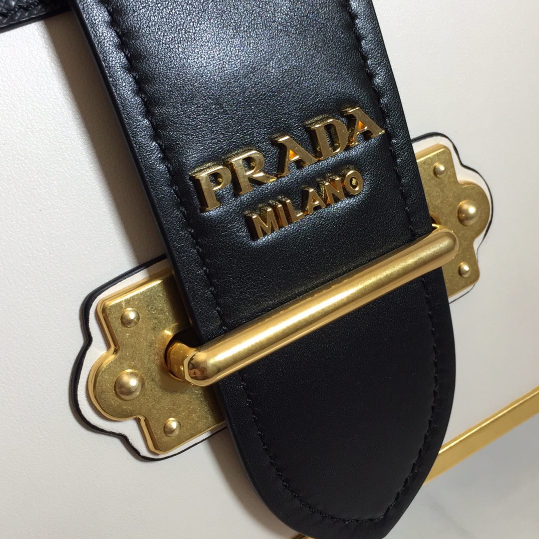 Prada 1BD045 Leather Cahier Bag-1BH082-20x14x8.5CM