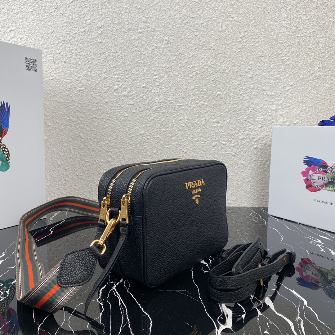 Prada Leather Cross-Body Bag-1BH082-22X15X9CM Prada Leather Cross-Body Bag-1BH082-22X15X9CM