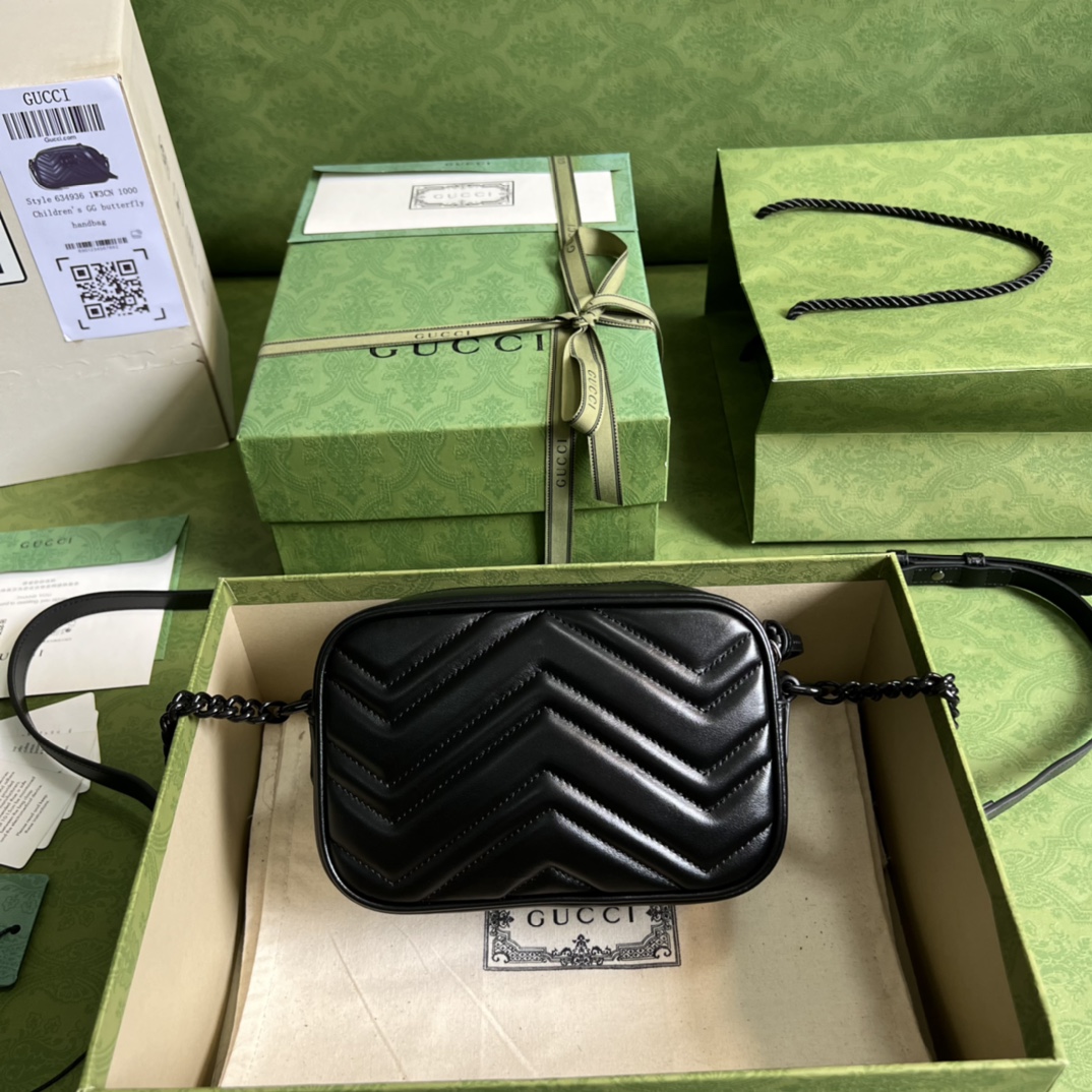 Gucci Marmont Bag-18*12*6CM Gucci Marmont Bag-18*12*6CM