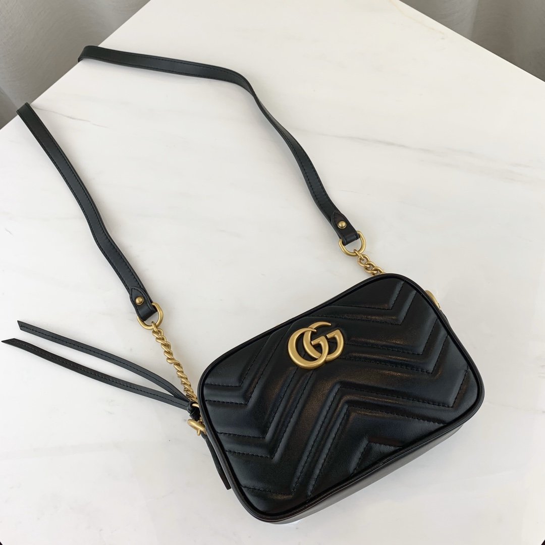 Gucci Marmont Bag-18*12*6CM Gucci Marmont Bag-18*12*6CM