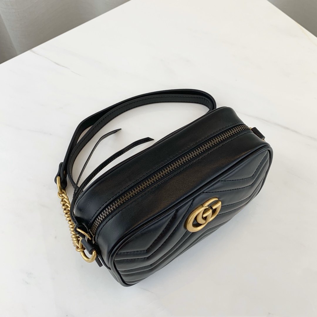 Gucci Marmont Bag-18*12*6CM Gucci Marmont Bag-18*12*6CM