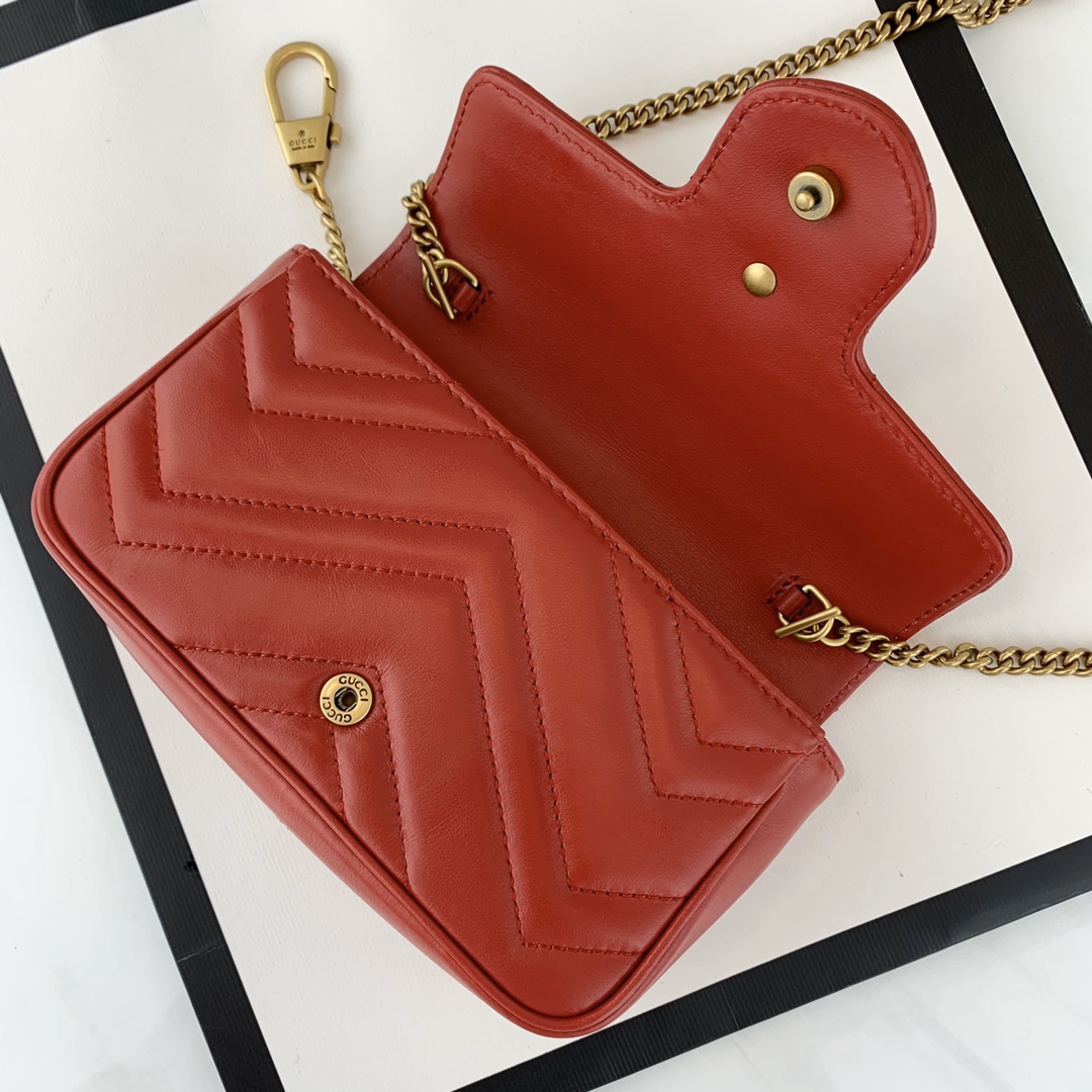 Gucci Marmont Bag-16.5*10*5CM Gucci Marmont Bag-16.5*10*5CM