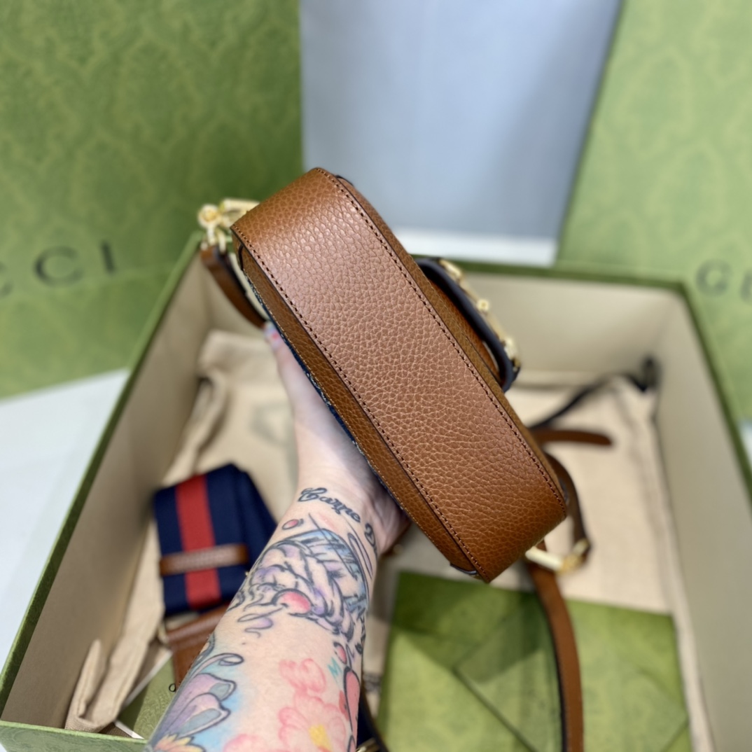 Gucci 1955 Horsebit Shoulder Bag-20.6*14.4*5.1CM Gucci 1955 Horsebit Shoulder Bag-20.6*14.4*5.1CM