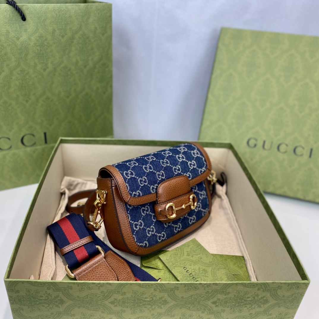 Gucci 1955 Horsebit Shoulder Bag-20.6*14.4*5.1CM Gucci 1955 Horsebit Shoulder Bag-20.6*14.4*5.1CM