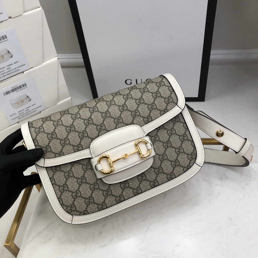 Gucci 1955 Horsebit Shoulder Bag-25*18*8CM