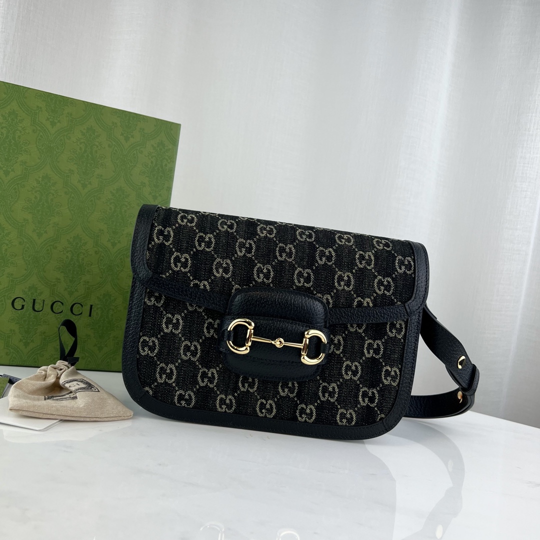Gucci 1955 Horsebit Shoulder Bag-25*18*8CM