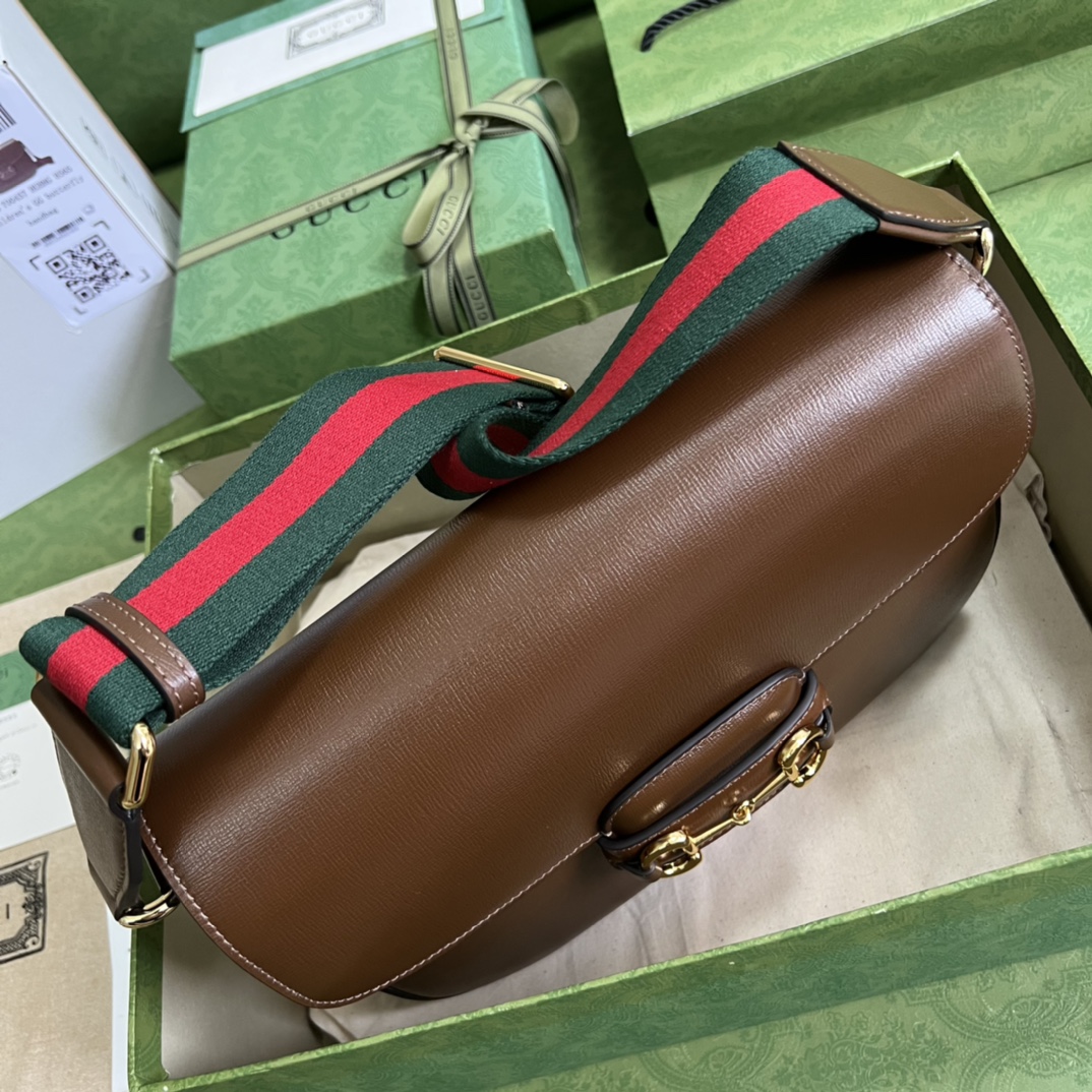 Gucci 1955 Horsebit Shoulder Bag-30*21*7.5CM