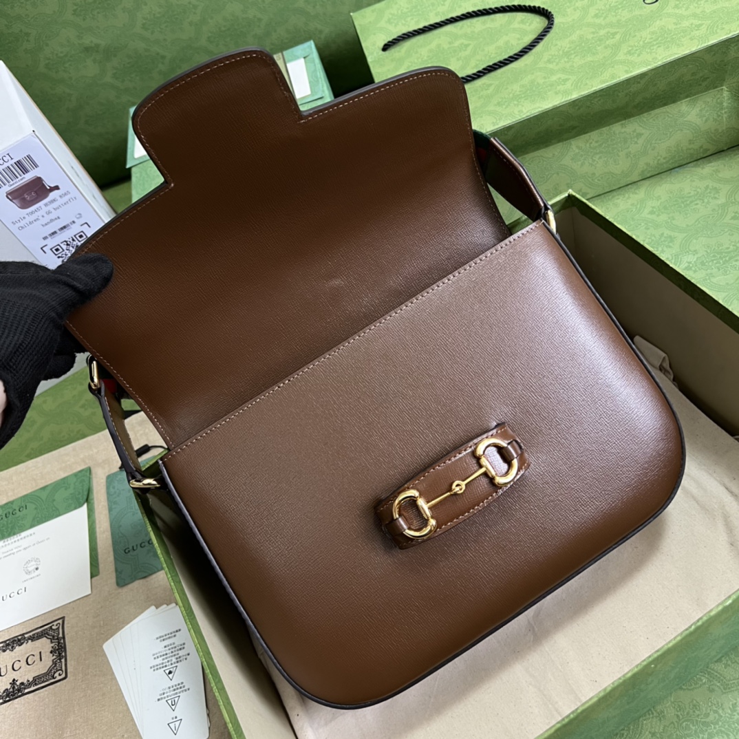 Gucci 1955 Horsebit Shoulder Bag-30*21*7.5CM