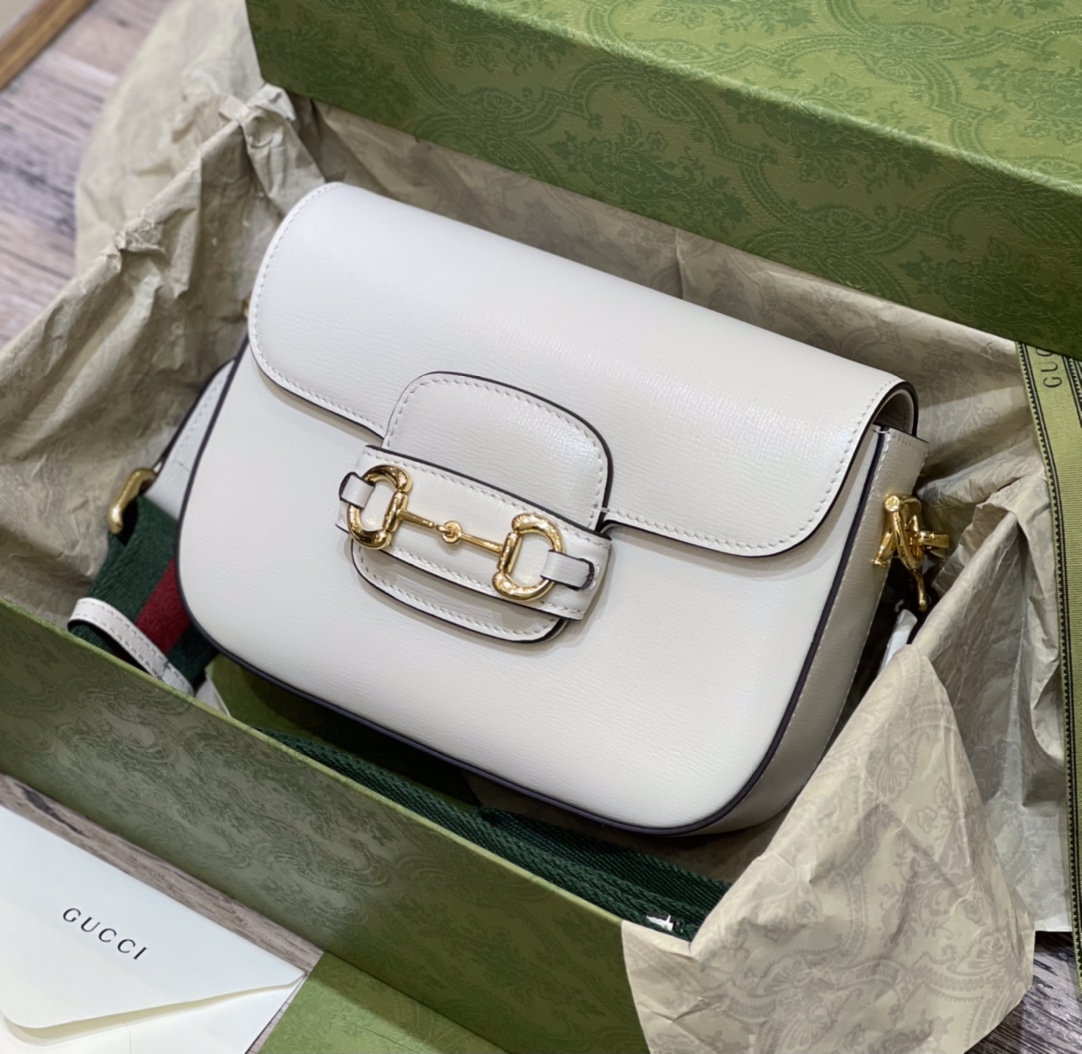 Gucci 1955 Horsebit Shoulder Bag-20.6*14.4*5.1CM