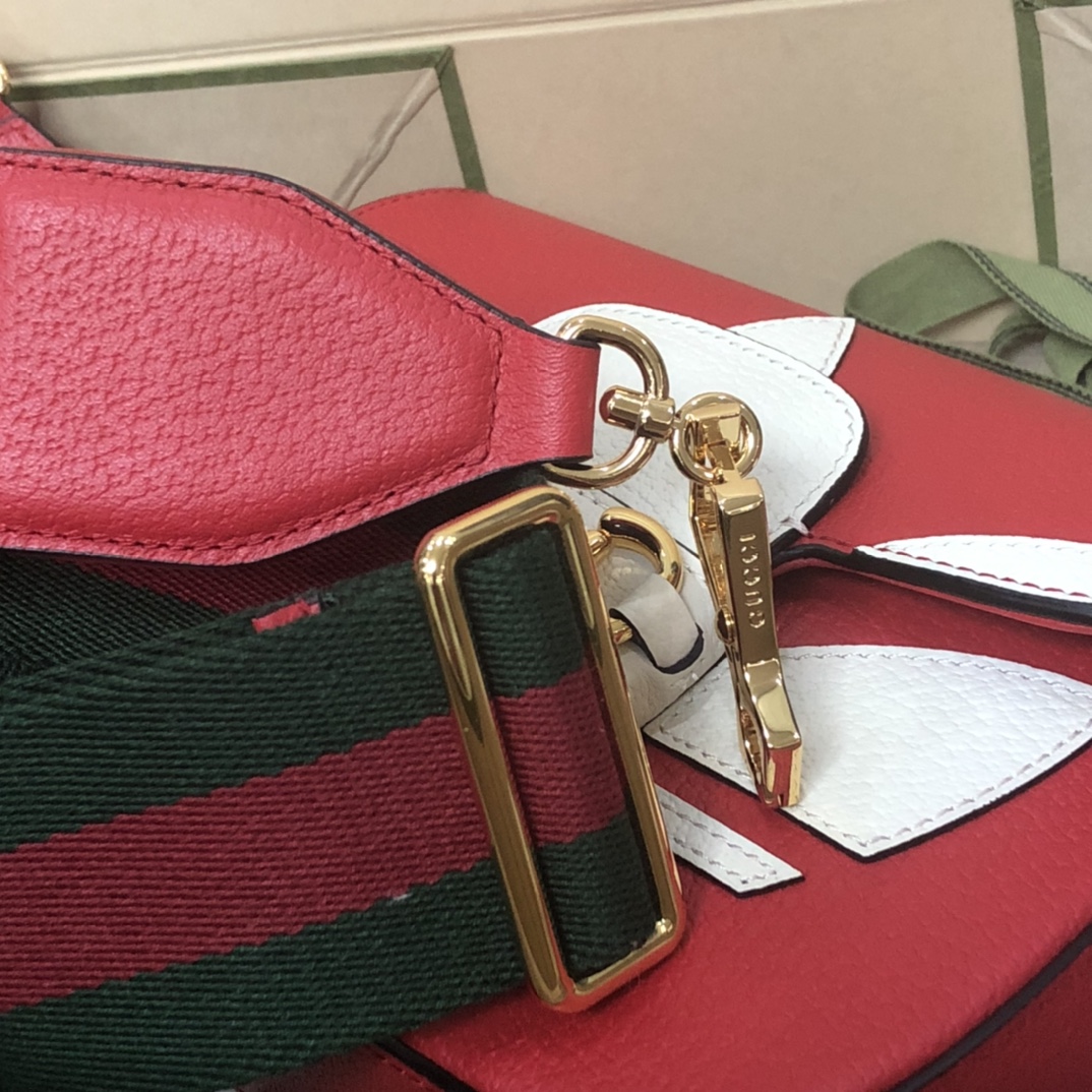 Adidasx Gucci 1955 Horsebit Shoulder Bag-20.6*14.4*5.1CM