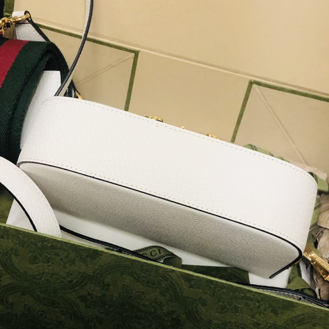 Adidasx Gucci 1955 Horsebit Shoulder Bag-20.6*14.4*5.1CM