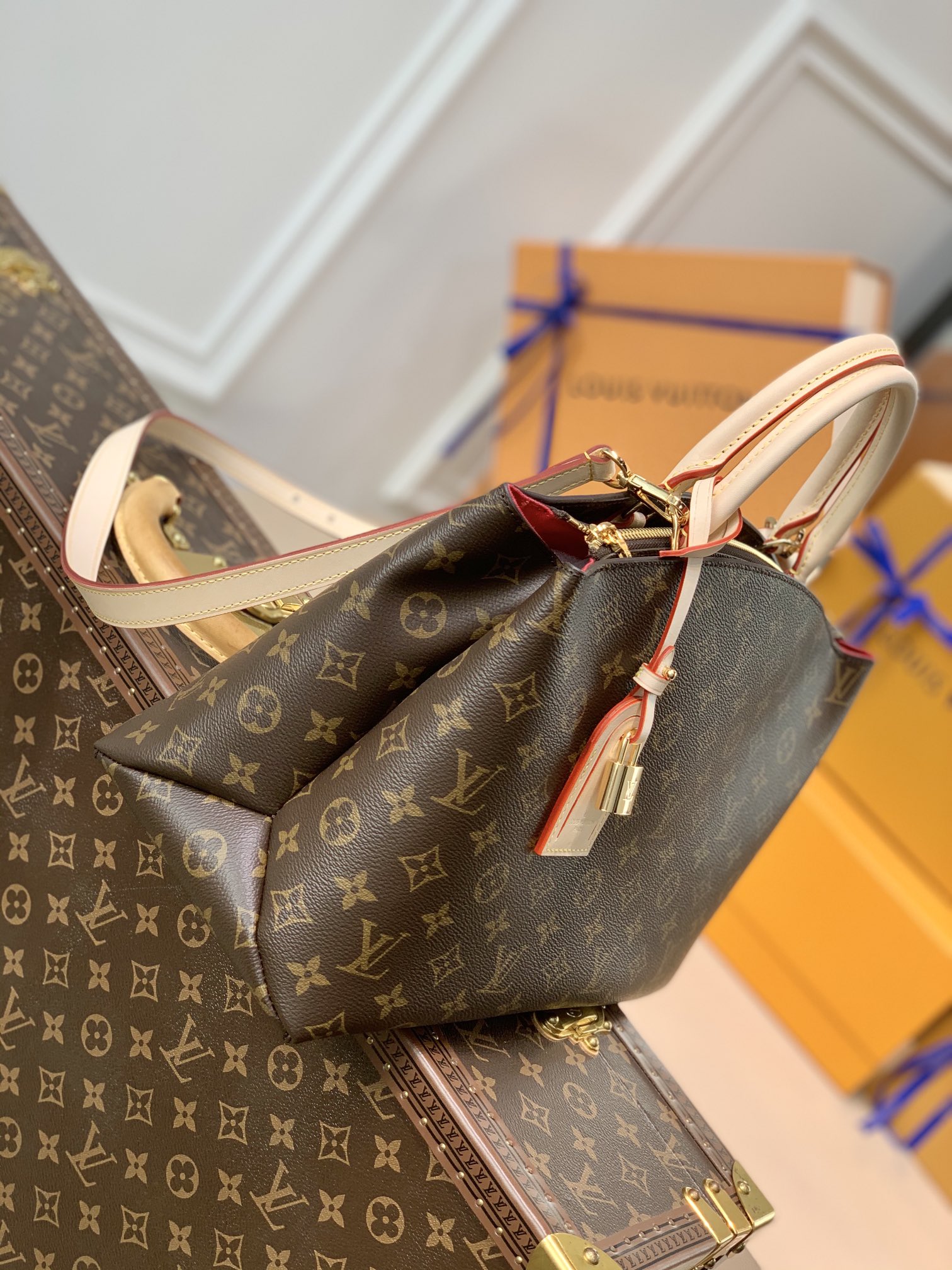 Louis Vuitton M45898 Grand Palais Handbags-34*24*15CM Louis Vuitton M45898 Grand Palais Handbags-34*24*15CM