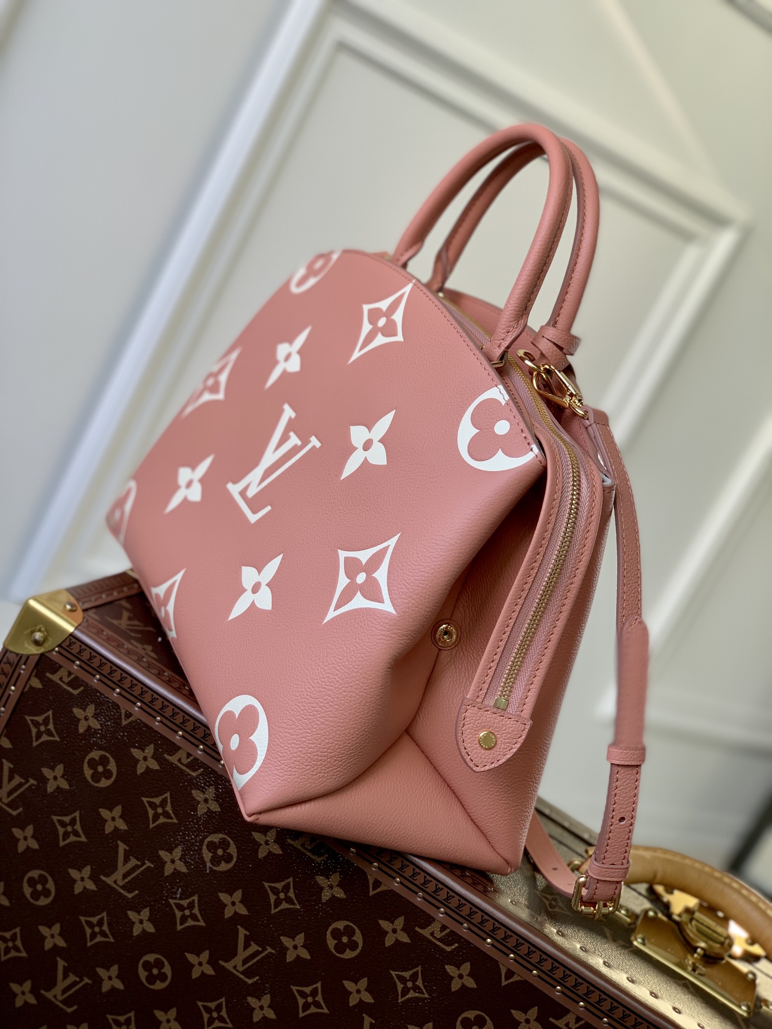 Louis Vuitton M45898 Petit Palais Handbags-34*24*15CM