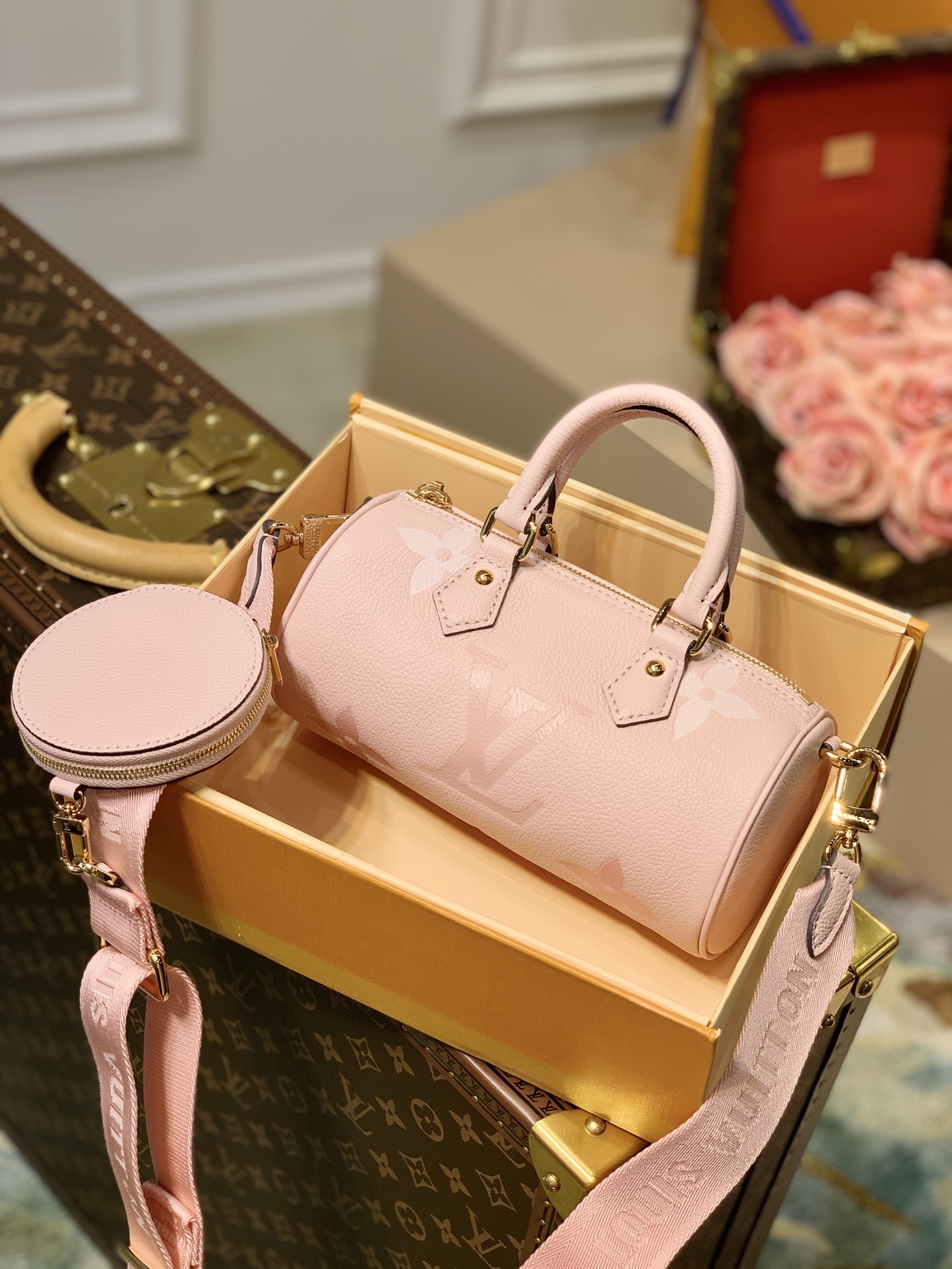 Louis Vuitton M45707 Papillon BB Handbag-20*10*10CM