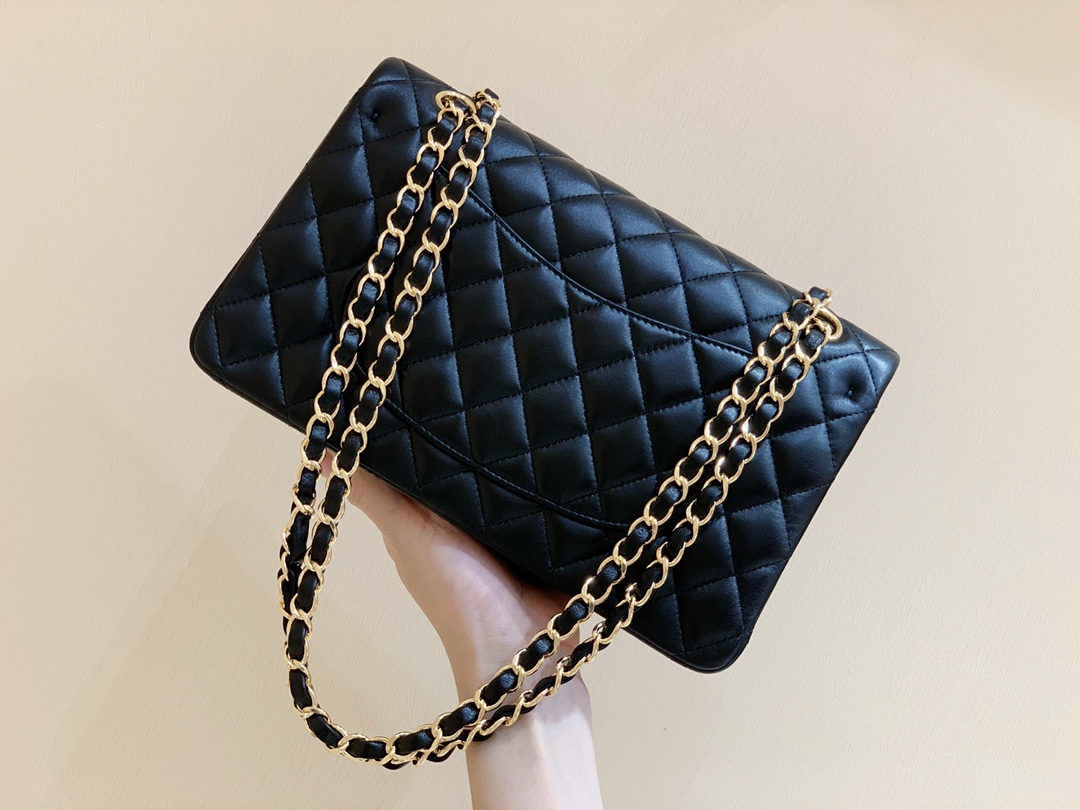Ch@nel Flap Bag-Lambskin Leather-Gold Hardware-25CM Ch@nel Flap Bag-Lambskin Leather-Gold Hardware-25CM