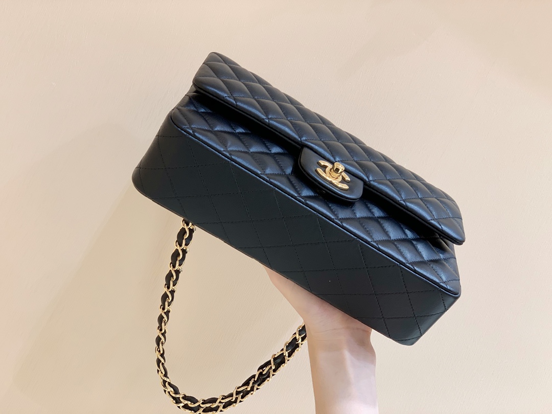 Ch@nel Flap Bag-Lambskin Leather-Gold Hardware-25CM Ch@nel Flap Bag-Lambskin Leather-Gold Hardware-25CM