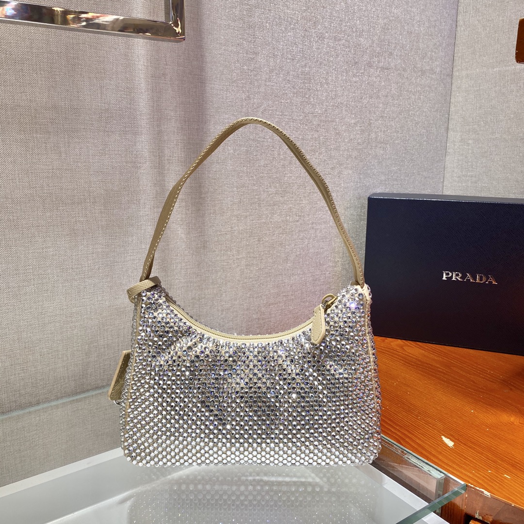Prada Nylon 1NE515 Hobo Bag-23*14*5CM Prada Nylon 1NE515 Hobo Bag-23*14*5CM