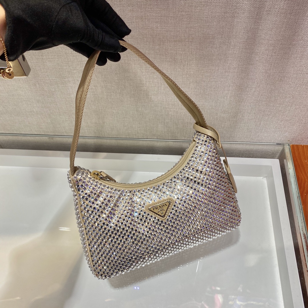 Prada Nylon 1NE515 Hobo Bag-23*14*5CM Prada Nylon 1NE515 Hobo Bag-23*14*5CM