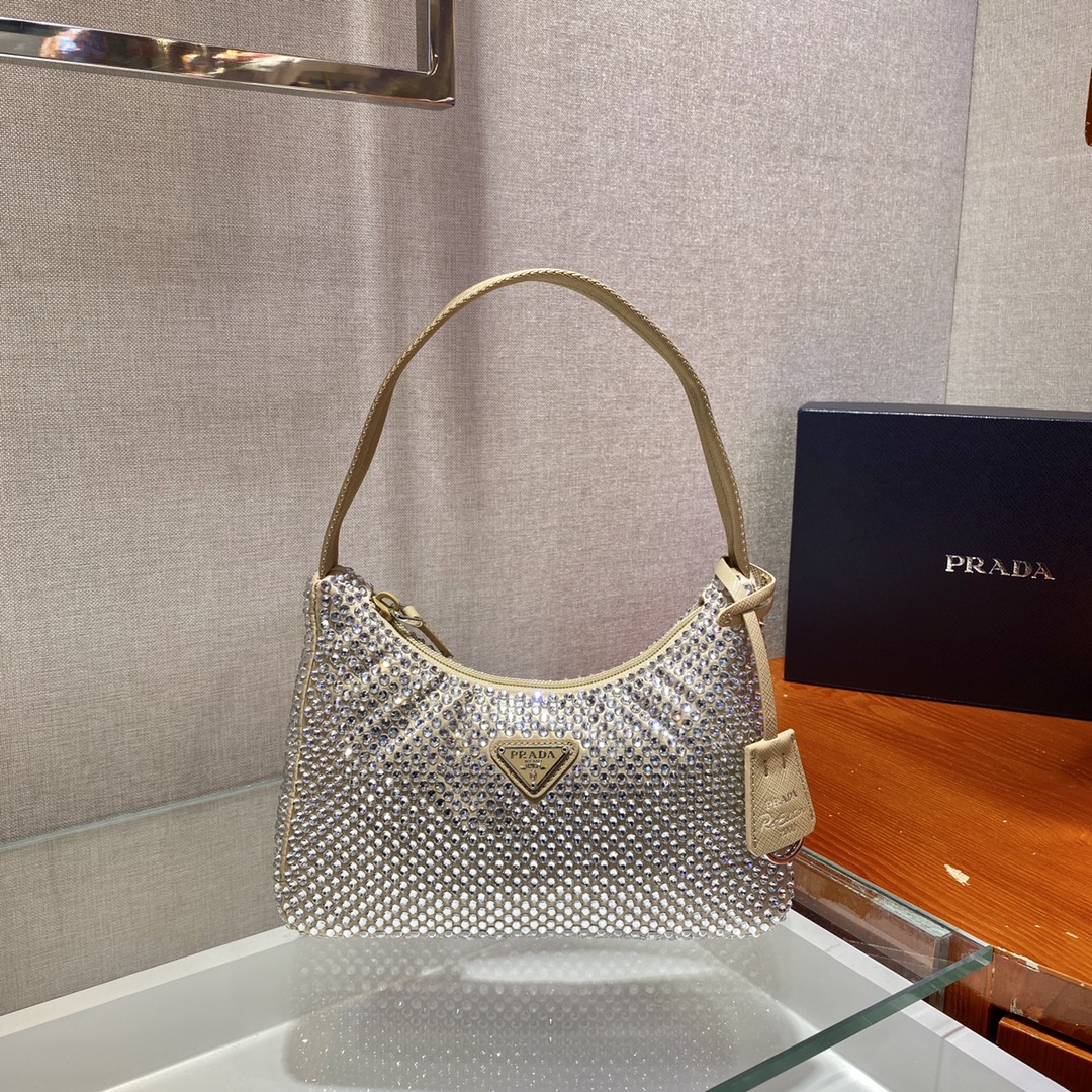 Prada Nylon 1NE515 Hobo Bag-23*14*5CM